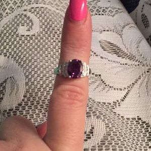 Purple Rhinestone Ring 💍